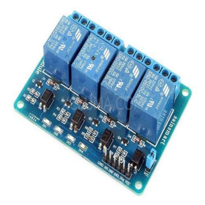 4 Channel 5V Relay Board Module Relay Expansion Board For Arduino Raspberry