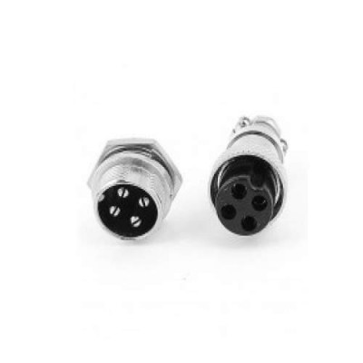 4 Pin/Male Female Metal Aviation Connector Plug