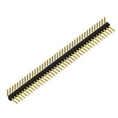 40 Pin 2.54mm Pitch Single Row Right Angle PCB Headers