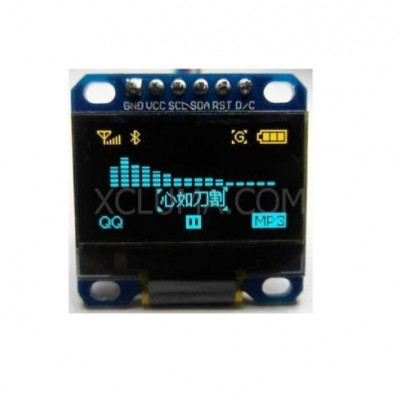 0.96 inch OLED display module 128X64 . OLED for arduino I2C IIC SPI 7p. driver chip SSD1306