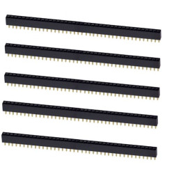 5 Pcs x 40 PIN FEMALE HEADER PIN 2.4MM FEMALE BERG STRIP PCB DIY 
