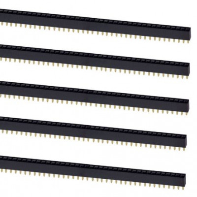 5 Pcs x 40 PIN FEMALE HEADER PIN 2.4MM FEMALE BERG STRIP PCB DIY 