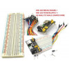 65 Pcs Male To Male Jumper Wires+Mb102 Breadboard 830P+Mb102 Power Supply