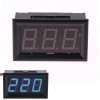 0. 56-Inch AC AC80-380V Two-Wire Digital Display AC Voltmeter, Blue
