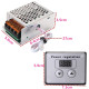 4000 Watt 220V AC SCR Voltage Regulator Dimmer Electric Motor Speed Controller with Display and Button 4000 Watt 220V AC SCR Voltage Regulator Dimmer Electric Motor Speed Controller with Display and Button