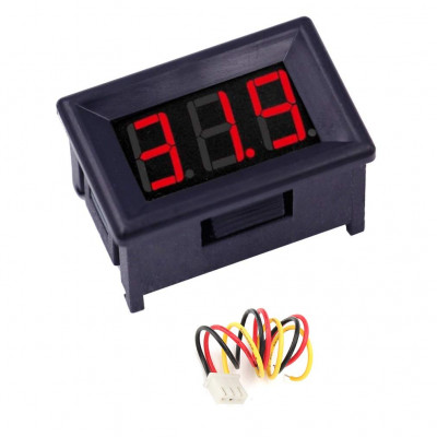 0-100V (99. 9V) DC Digital Voltmeter Panel DC. 36 Inch (Smaller to 0.56inch Model) LED Bike Car, Red