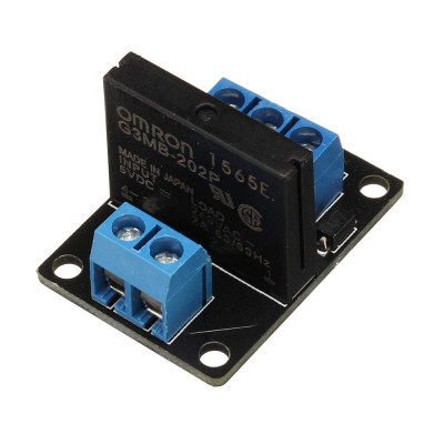 Single Channel 1 Relay 5V Low Level OMRON Solid State Relay Module with Fuse Solid State Relay 250V 2A