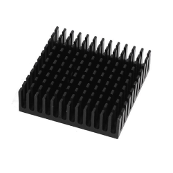  Aluminum Radiator IC Heat Sink Heat Sink 40 x 40 mm x 11 mm Black