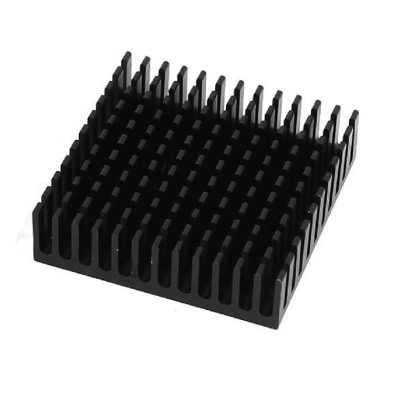  Aluminum Radiator IC Heat Sink Heat Sink 40 x 40 mm x 11 mm Black