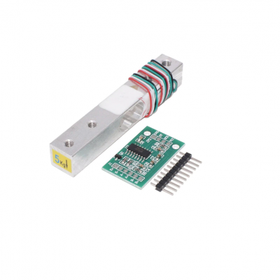 5kg Load Cell Weight Sensor with HX711 ADC Converter