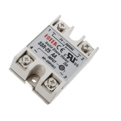 Solid State Relay SSR-25AA 25A 80-250V AC TO 24-380V AC SSR 25AA