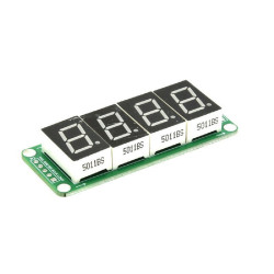 74HC595 4 digits static drive 4-segment digital tube display module