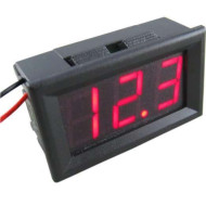 DC 4.5-30V Voltmeter 3 LED-Digital Display Volt Voltage Meter