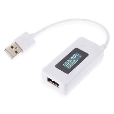 Mini LCD Digital 3 - 15V USB Charger Capacity Current Voltage Tester Meter QC2.0 For Cell Phone