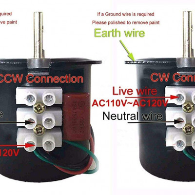 220V 2.5r/min 2.5 Turn per Minute 68KTYZ 28W 28 Watt Gear Incubator Motor with Gear Wheel