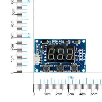 Micro USB 2 Channel Adjustable PWM Signal Generator Duty Cycle Pulse Frequency Module Dual Way Digital LED Display DC 5V 12V 24V