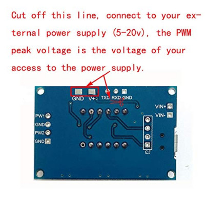 Micro USB 2 Channel Adjustable PWM Signal Generator Duty Cycle Pulse Frequency Module Dual Way Digital LED Display DC 5V 12V 24V