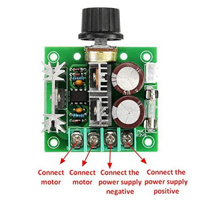 DC 12V-40V 10A PWM Motor Speed Controller Speed Change Control Switch