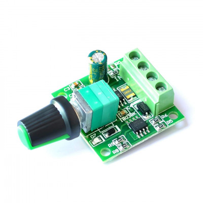 PWM DC motor controller 1.8V 3V 5V 6V 12V 2A speed switch switch function