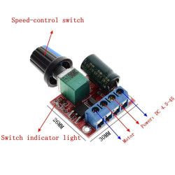 PWM DC Motor Controller 5V-35V 5A Switch Function LED dimmer Speed Control Module PWM DC Motor Controller 5V-35V 5A Switch Function LED dimmer Speed Control Module