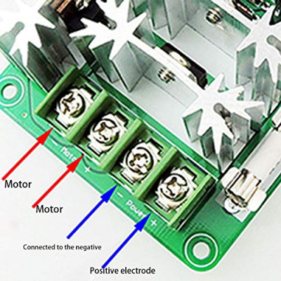  DC motor controller 6V-90V 15A general purpose PWM DC motor speed regulator PLC 15A