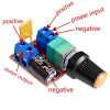 Mini DC Motor PWM Controller 3-35V Speed Control Switch Ultra Small LED Dimmer 5A