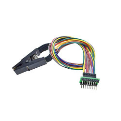 Programmer Test Clip SOIC16 SOP16 Flash Chip Test Clip SOP16 SOP SOIC 16 SOIC16 IC Test Clamp with SPI Cable Programmer Test Clip SOIC16 SOP16 Flash Chip Test Clip SOP16 SOP SOIC 16 SOIC16 IC Test Clamp with SPI Cable