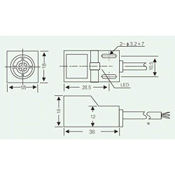 Inductive Proximity Switch SN04N SN04P SN04Y DC NPN NO Detection Distance Proximity Detector Inductive Proximity Switch SN04N SN04P SN04Y DC NPN NO Detection Distance Proximity Detector