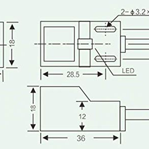 Inductive Proximity Switch SN04N SN04P SN04Y DC NPN NO Detection Distance Proximity Detector Inductive Proximity Switch SN04N SN04P SN04Y DC NPN NO Detection Distance Proximity Detector