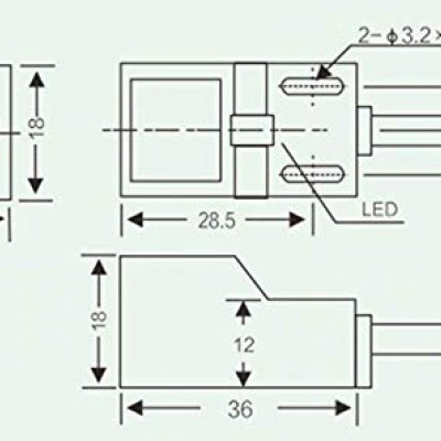 Inductive Proximity Switch SN04N SN04P SN04Y DC NPN NO Detection Distance Proximity Detector