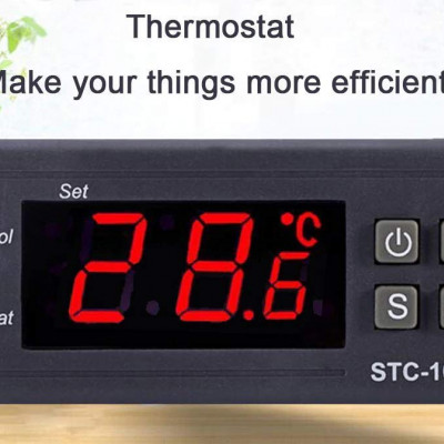 STC-1000 220V AC LCD Digital Thermostat Temperature Control Dual Relay HOT and Cold