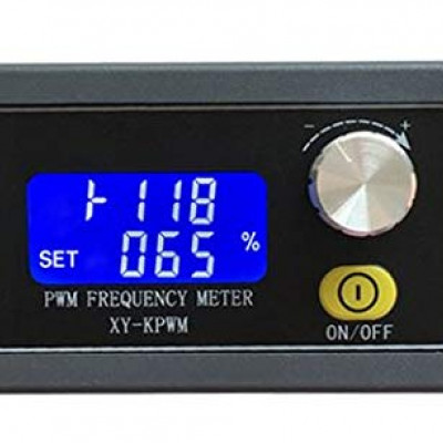 XY-KPWM PWM Signal Generator 1 Channel 1Hz-150KHz PWM Pulse Frequency Duty Cycle Adjustable Module LCD Display ON Off Button