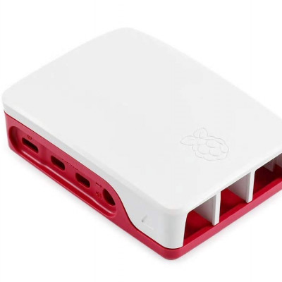 case case for Raspberry Pi 4 Pi4 Two-Part ABS Construction Red White