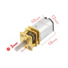 9V 105 RPM GA12-N20 Geared Motor for Fan Hobby Toy RC Car