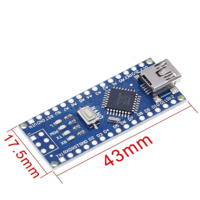 ATmega328P Nano 3.0 Compatible Nano CH340 -NO USB Cable; Unsoldered PIN