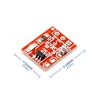 10Pcs TTP223 Key Switch Module Button Self-Locking/No-Locking Touch Capacitive Switches