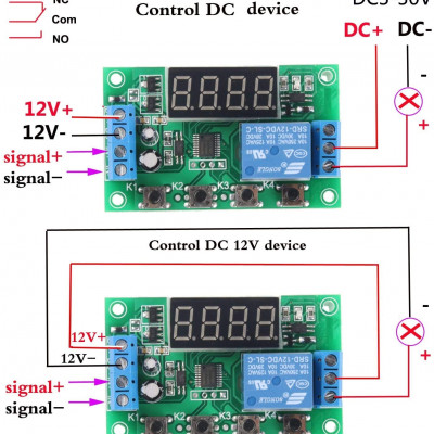 YYC-2S Multifunctional 4-Digit LED Display 0-999 Minute relay timer 24 MODE