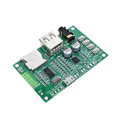 BT201 Dual Mode 5.0 Bluetooth Lossless Audio Power Amplifier Board Module Tf Card 5V DC