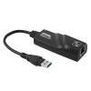 USB 3.0 to Ethernet Adapter, Foldable USB 3.0 to 10/100/1000 Gigabit RJ45 Network LAN Adapter, Support Windows, Linux & Mac