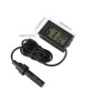 Digital Mini Aquarium Thermometer Hygrometer LCD Humidity Meter temperature meter instruments Fridge - Black