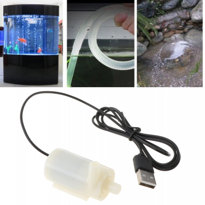 Micro Submersible Water Pump Fish Tanks Aquarium Usb Powered DC 5V