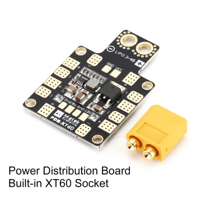 PDB XT60 Drone Lipo 3-4S Power Distribution Board for RC FPV Drone Quadcopter Helicopter