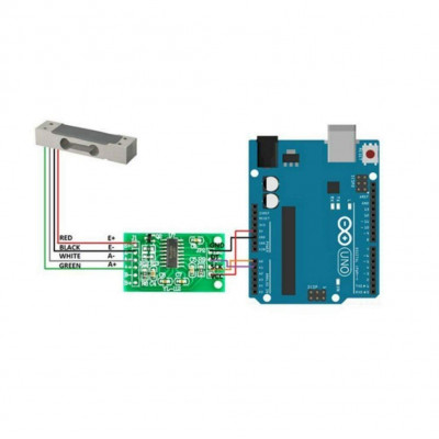 10kg Load Cell Weight Sensor with HX711 ADC Converter