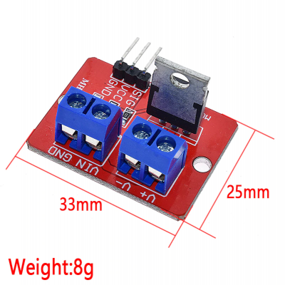 0-24V Top Mosfet Button IRF520 MOS Driver Module