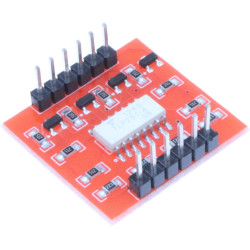 TLP281 4-channel optocoupler isolation module high and low level expansion board TLP281 4-channel optocoupler isolation module high and low level expansion board