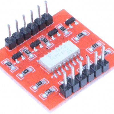 TLP281 4-channel optocoupler isolation module high and low level expansion board