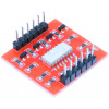 TLP281 4-channel optocoupler isolation module high and low level expansion board