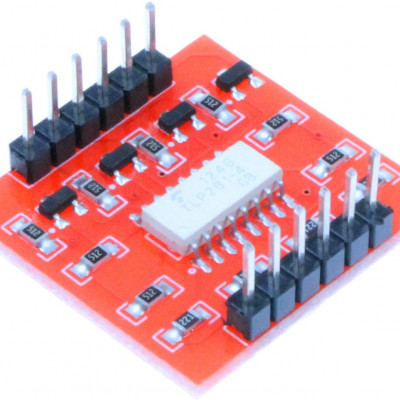 TLP281 4-channel optocoupler isolation module high and low level expansion board