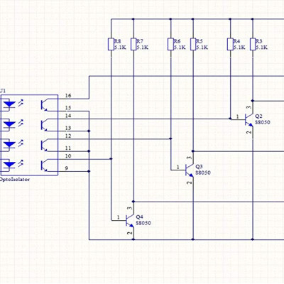 TLP281 4-channel optocoupler isolation module high and low level expansion board