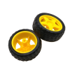 65 mm Rubber Tyre for TT Motor For Smart Robot Car  (1 Pc)